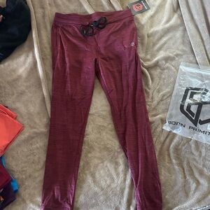 Born Primitive Burgundy Joggers